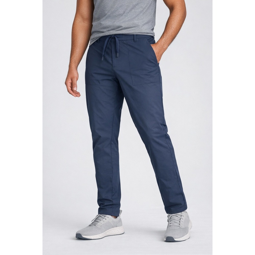 Mens All in Motion Golf Pants‎ 36x34 Blue Lightweight Drawstring Activewear NWT